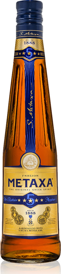 Ε.σ. 500ml Metaxa 5 Αστερων