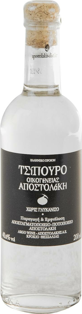 Αποστολακη Τσιπουρο Χωρις Γλυκανισο 200Μl