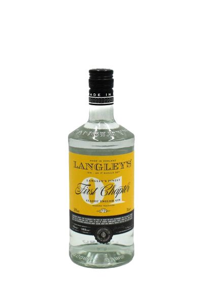 FIRST CHAPTER LANGLEY'S ENGLISH CLASSIC GIN 700ML 38%