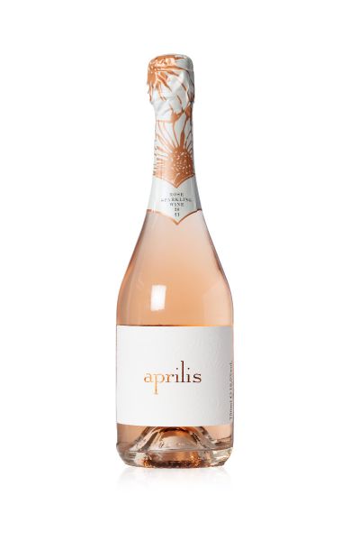 APRILIS ΤΣΙΛΙΛΗΣ ROSE BRUT SPARKLING WINE 750ML