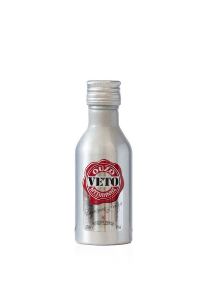 OYZO VETO 42% ΜΕΤΑΛ ΦΙΑΛΗ ΚΑΡΑΦΑΚΙ 200ML