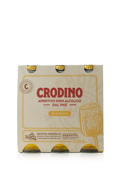 CRODINO ALCOHOL FREE 0% APERITIVO (ΠΑΚΕΤΟ 3φιαλ.+3φιαλ. ΔΩΡΟ) 175ML