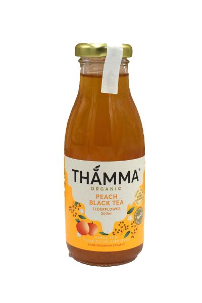 THAMMA PEACH & ELDER BLACK TEA (BIO) 300ML