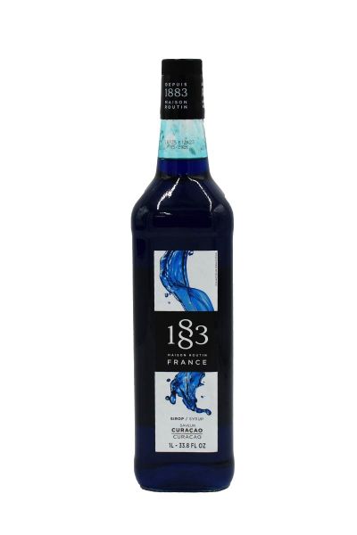ROUTIN 1883 BLUE CURACAO SYRUP GLUTEN FREE 1L